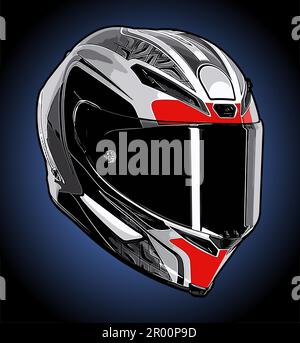 helmet vector template Stock Vector