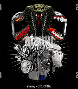 car engine vector template Stock Vector Image & Art - Alamy