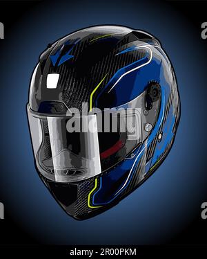 helmet vector template Stock Vector