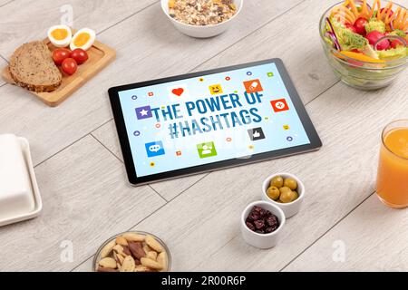 Healthy Tablet Pc compostion, social networking concept concept Stock Photo