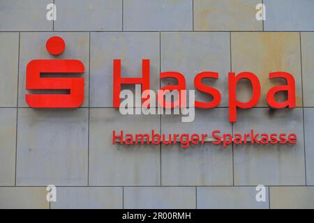 Hamburger Sparkasse, Großer Burstah, Hamburg, Deutschland Stock Photo