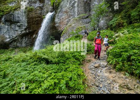 Garganta de Kakueta, Sainte-Engrâce, región de Aquitania, departamento de Pirineos Atlánticos, Francia Stock Photo