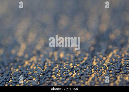 The dot pattern on the surface texture of synthetic leather Stock Photo