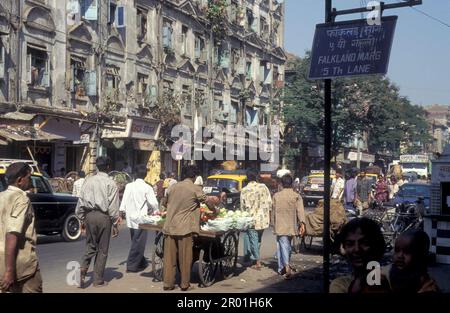 Falkland Road Mumbai Bombay India Asia Stock Photo - Alamy