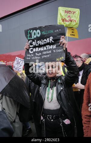 London/UK 06 APR 2023. The coronation of Charles III and his wife, Camilla, as king and queen of the United Kingdom and the other Commonwealth took place at Westminster abbey. Aubrey Fagon/Alamy Live News. Stock Photo