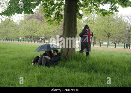 London/UK 06 APR 2023. The coronation of Charles III and his wife, Camilla, as king and queen of the United Kingdom and the other Commonwealth took place at Westminster abbey. Aubrey Fagon/Alamy Live News. Stock Photo