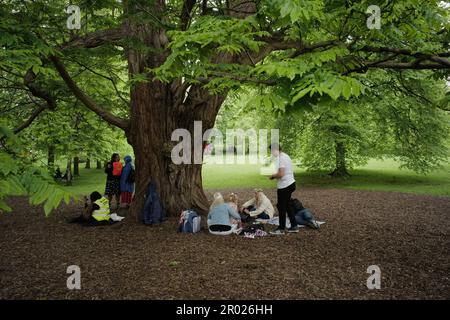 London/UK 06 APR 2023. The coronation of Charles III and his wife, Camilla, as king and queen of the United Kingdom and the other Commonwealth took place at Westminster abbey. Aubrey Fagon/Alamy Live News. Stock Photo