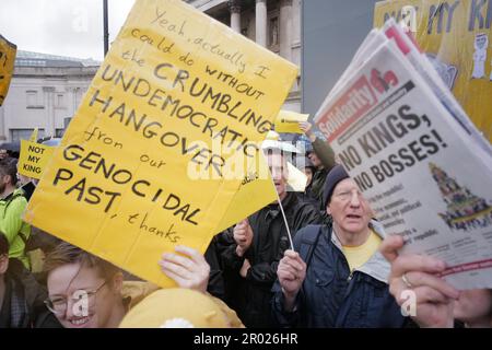 London/UK 06 APR 2023. The coronation of Charles III and his wife, Camilla, as king and queen of the United Kingdom and the other Commonwealth took place at Westminster abbey. Aubrey Fagon/Alamy Live News. Stock Photo