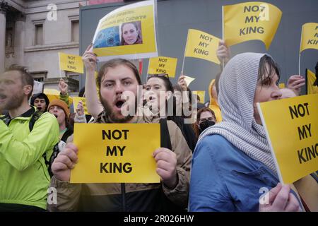 London/UK 06 APR 2023. The coronation of Charles III and his wife, Camilla, as king and queen of the United Kingdom and the other Commonwealth took place at Westminster abbey. Aubrey Fagon/Alamy Live News. Stock Photo