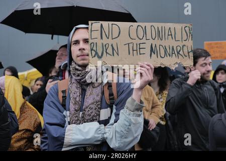 London/UK 06 APR 2023. The coronation of Charles III and his wife, Camilla, as king and queen of the United Kingdom and the other Commonwealth took place at Westminster abbey. Aubrey Fagon/Alamy Live News. Stock Photo