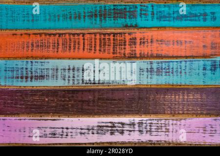 Multicolored wood material background Stock Photo