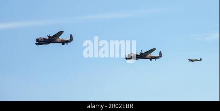 Airbourne Airshow at Eastbourne 2014 Stock Photo