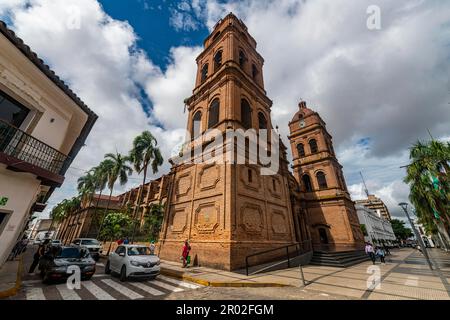 Cathedral Basilica of St. Lawrence, Santa Cruz de la Sierra, Bolivia Stock Photo