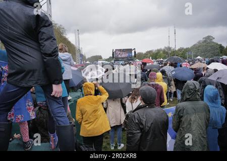 London/UK 06 APR 2023. The coronation of Charles III and his wife, Camilla, as king and queen of the United Kingdom and the other Commonwealth took place at Westminster abbey. Aubrey Fagon/Alamy Live News. Stock Photo