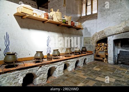 King Henry VIII's Kitchens at Hampton Court Palace, Richmond upon Thames, Surrey, London, England, United Kingdom. 22nd of April 2023 Stock Photo