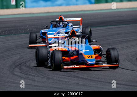 27 PIERRE Edgar FRA, Mygale M21-F4, action, during the 2nd round of the Championnat de France FFSA F4 2023, from May 5 to 7, 2023 on the Circuit Circuit de Nevers Magny-Cours, in Magny-Cours, France - Photo Xavi Bonilla / DPPI Stock Photo