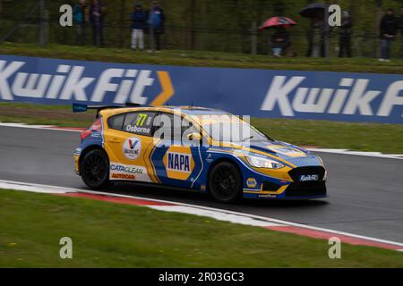 Longfield, UK. 06th May, 2023. FP2 during the British Touring Car Championship at Brands Hatch, Longfield, England on 6 May 2023. Photo by Chris Williams. Editorial use only, license required for commercial use. No use in betting, games or a single club/league/player publications. Credit: UK Sports Pics Ltd/Alamy Live News Stock Photo