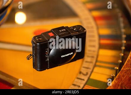 Olympus XA2 compact 35mm film camera (1980-1985) Stock Photo