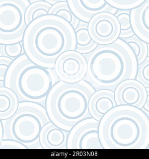 Abstract seamless pattern with circles. Stock Vector