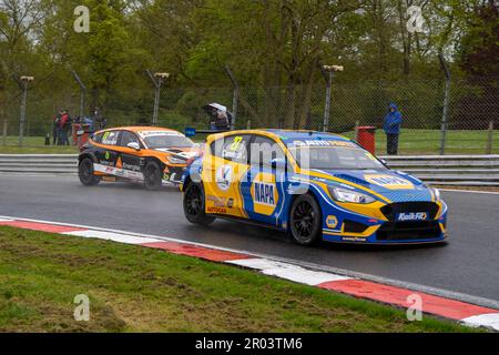 Longfield, UK. 06th May, 2023. FP2 during the British Touring Car Championship at Brands Hatch, Longfield, England on 6 May 2023. Photo by Chris Williams. Editorial use only, license required for commercial use. No use in betting, games or a single club/league/player publications. Credit: UK Sports Pics Ltd/Alamy Live News Stock Photo