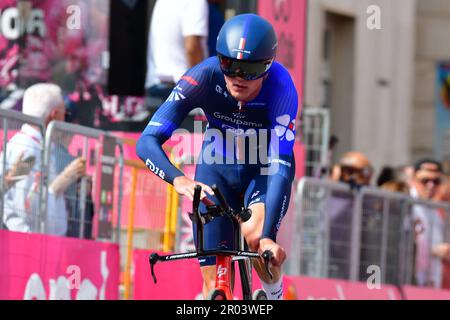 Ortona, Italy. 06th May, 2023. Ortona, Ortona, Italy, May 06, 2023, VAN DEN BERG Lars - Groupama during 1 stage - Costa dei trabocchi - Fossacesia Marina/Ortona - Giro d'Italia Credit: Live Media Publishing Group/Alamy Live News Stock Photo