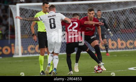 Sevilla, Spain. 28th May 2023. Sports. Football/Soccer.Football match of the final of the Copa del Rey between CA Osasuna and Real Madrid CF played at La Cartuja stadium in Sevilla (Spain) on May 6, 2023. Credit: Inigo Alzugaray/Alamy Live News Stock Photo