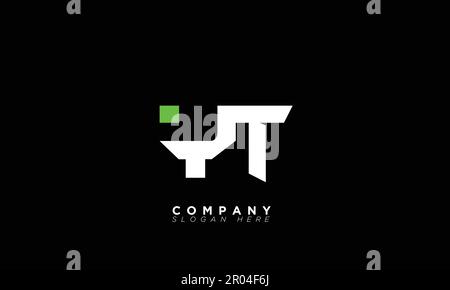 YT Alphabet letters Initials Monogram logo Stock Vector