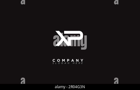 XP Alphabet letters Initials Monogram logo Stock Vector