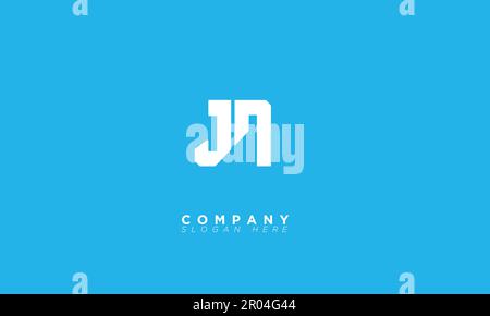 JN Alphabet letters Initials Monogram logo Stock Vector