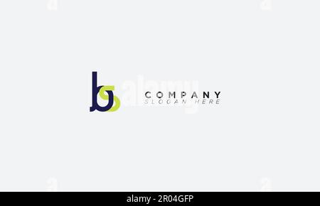 BS Alphabet letters Initials Monogram logo Stock Vector