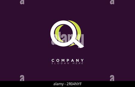 QO Alphabet letters Initials Monogram logo Stock Vector