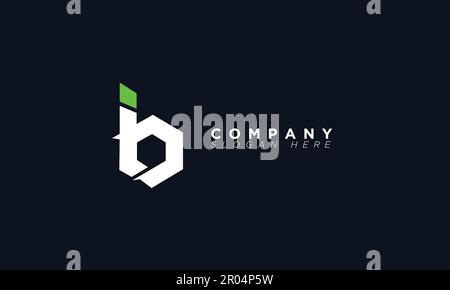 IB Alphabet letters Initials Monogram logo Stock Vector