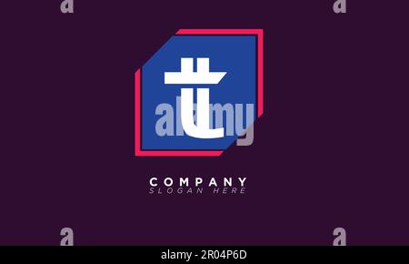 TT Alphabet letters Initials Monogram logo Stock Vector