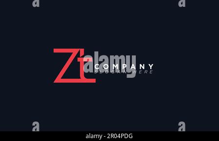 ZT Alphabet letters Initials Monogram logo Stock Vector