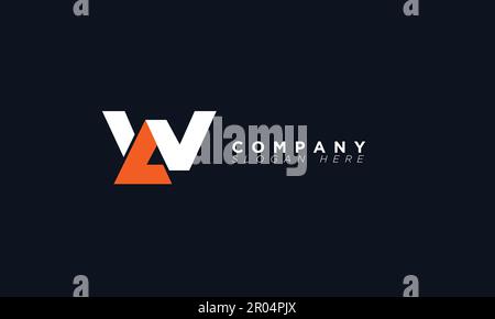 WC Alphabet letters Initials Monogram logo Stock Vector