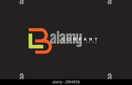 LB Alphabet letters Initials Monogram logo Stock Vector