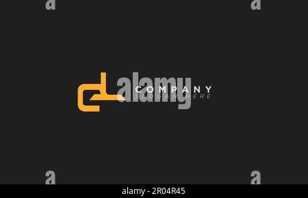 EL Alphabet letters Initials Monogram logo Stock Vector