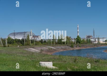 Ukraine. 06th May, 2023. View of Chernobyl nuclear plant in Ukraine (Photo by Lev Radin/Pacific Press) Credit: Pacific Press Media Production Corp./Alamy Live News Stock Photo