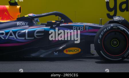 Miami, FL, USA. 5th May, 2023. MAY 6th, 2023: Sergio Perez during the Miami Grand Prix race week in Miami Gardens, FL. Jason Pohuski/BMR (Credit Image: © Jason Pohuski/BMR via ZUMA Press Wire) EDITORIAL USAGE ONLY! Not for Commercial USAGE! Stock Photo