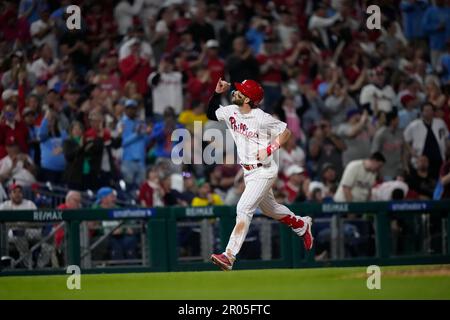 Philadelphia Phillies' Bryce Harper plays during a baseball game, Tuesday,  June 6, 2023, in Philadelphia. (AP Photo/Matt Slocum Stock Photo - Alamy