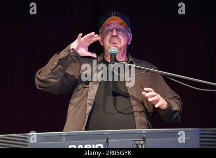 Hayesville, NC, USA. 6th May, 2023. John Ford Coley on stage for John Ford Coley in Concert, Peacock Center, Hayesville, NC May 6, 2023. Credit: Derek Storm/Everett Collection/Alamy Live News Stock Photo