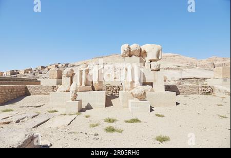 The Rare and Ruined Mortuary Temple of Merenptah of the 19th Dynasty