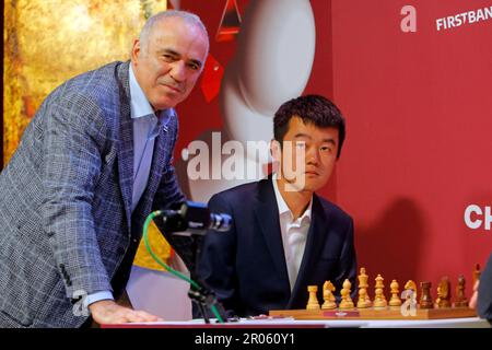 Bucharest, Romania - May 5, 2023: Former Chess World Champion Garry ...