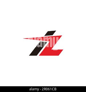 letter il motion run logo vector Stock Vector