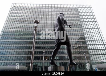 European Commission Charlemagne building, with Directorate-General for Economic and Financial Affairs, the Directorate-General for Trade, and the Inte Stock Photo