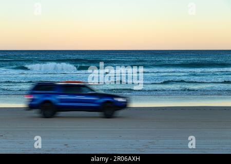 Sunset on Moreton Island, Queensland Australia Stock Photo