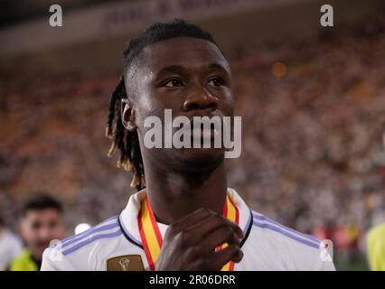 Sevilla, Spain. 06th May, 2023. 6th May 2023; Estadio de La Cartuja Stadium, Seville, Spain, Spanish Copa del Rey Football Final, Real Madrid versus Osasuna; Camavinga 900/Cordon Press Credit: CORDON PRESS/Alamy Live News Stock Photo