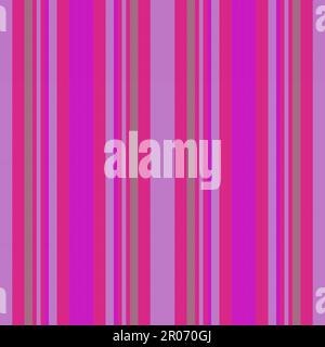 Background fabric textile. Stripe vertical lines. Seamless pattern texture vector in pink and green colors. Stock Vector