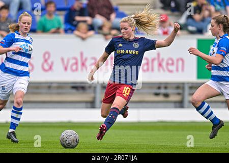 Zwolle, Netherlands. 07th May, 2023. ZWOLLE, NETHERLANDS - MAY 7: Nadine Noordam of Ajax during the Dutch Azerion Eredivisie Vrouwen match between PEC Zwolle and Ajax at the MAC3PARK stadion on May 7, 2023 in Zwolle, Netherlands (Photo by Jan Mulder/Orange Pictures) Credit: Orange Pics BV/Alamy Live News Stock Photo