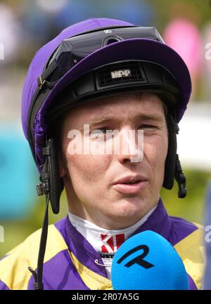 Jockey Colin Keane after winning the Finlay Volvo Fillies Maiden with ...